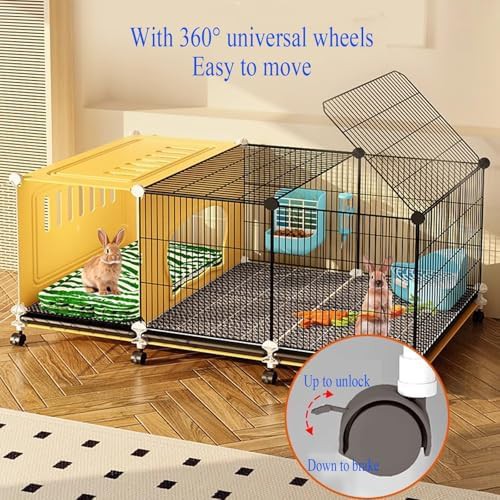 Metal wire hutch on wheels — photo 4